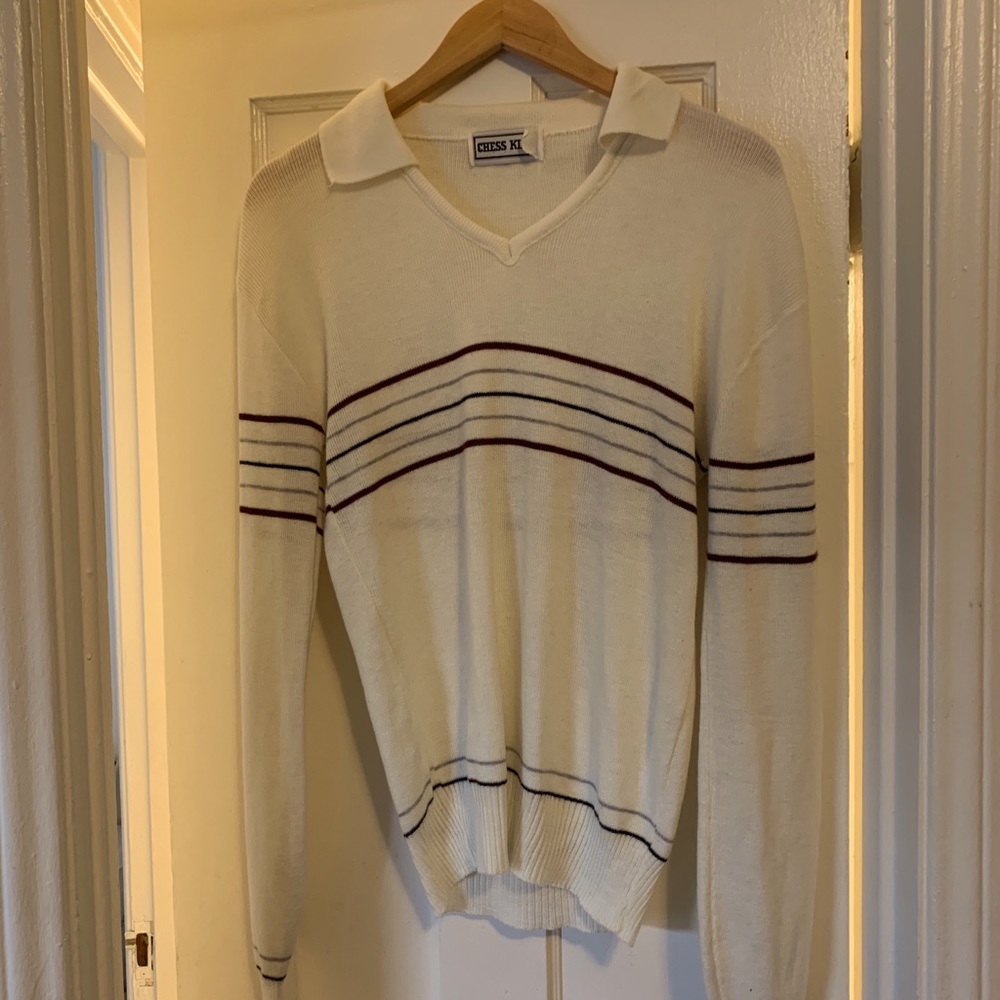 Vintage White wool sweater
